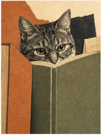 Collector-print portrait for Watchful Scholar